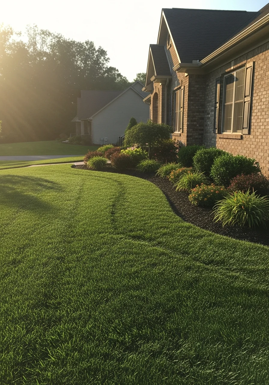 Portrait image of a Franklin County home with quality exterior finishes and professional landscaping.